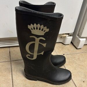 Juicy couture Black Rain Boots